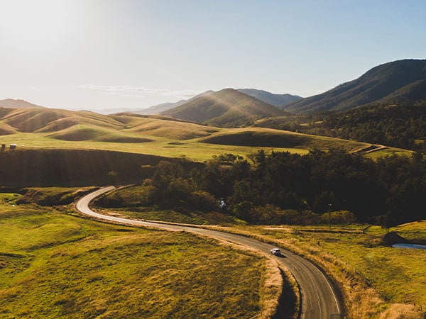 Landscape views of Thunderbolts Way, NSW, Australia
