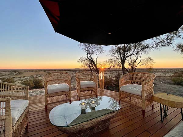 Sunset at the Rangelands Outback Camp, QLD, Australia