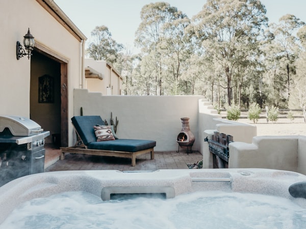 a jacuzzi at Casa La Vina
