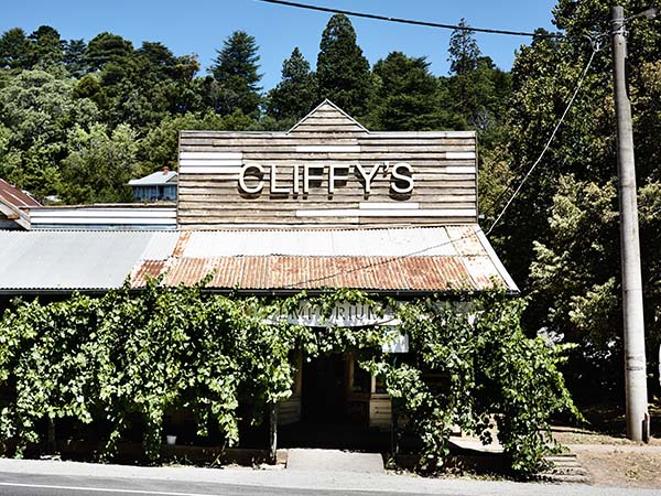 Exterior of Cliffy's Emporium, Daylesford, Victoria, Australia