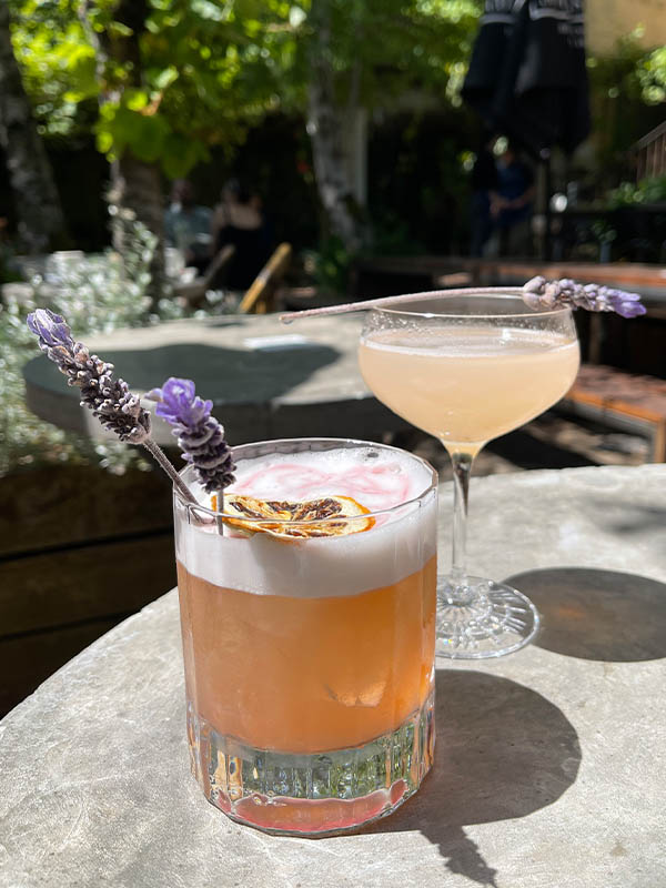 Cocktails from Hotel Frangos, Daylesford, VIC, Australia