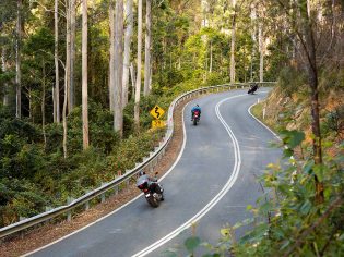 Motorcycle road trip, Waterfall Way, New England, NSW Australia