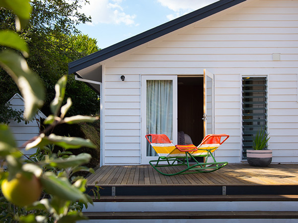 the alfresco deck at Dollywood, Daylesford