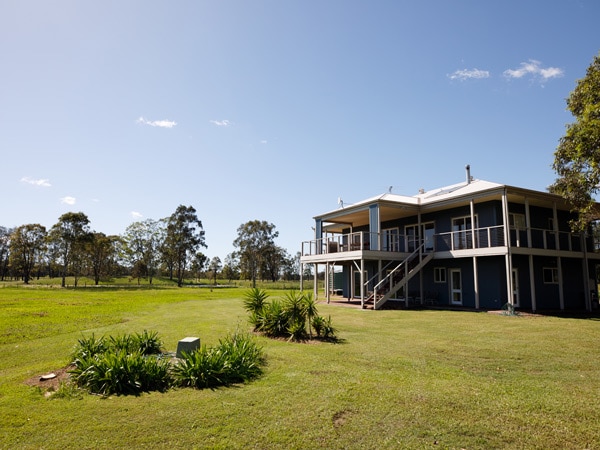 a spacious garden in front of Emma's Cottage, Hunter Valley
