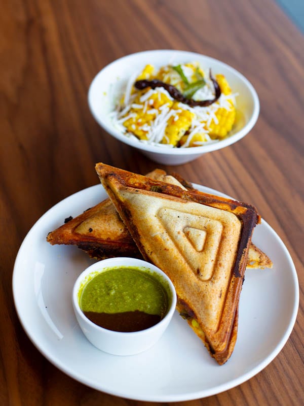 Jaffle and Corn, Flyover Fritterie, Redfern, Australia