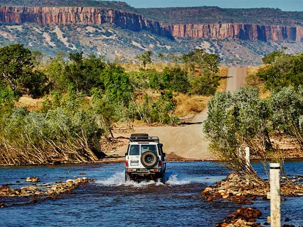Gibb River Road Crossing 4WD