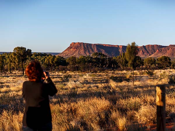 Taking in the view, Kings Canyon, Red Centre, NT, Australia