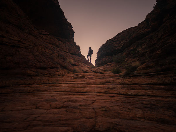 Hiking, Kings Canyon, Red Centre, NT, Australia