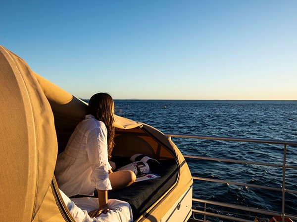 Inside Reefsleep accommodation, Queensland, Australia