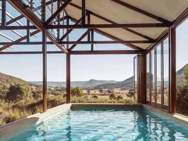 Pool area, Emirates One&Only, NSW, Australia
