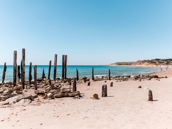 Port Willunga Beach in the Fleurieu Peninsula, South Australia. (Image: Mish and Kirk)