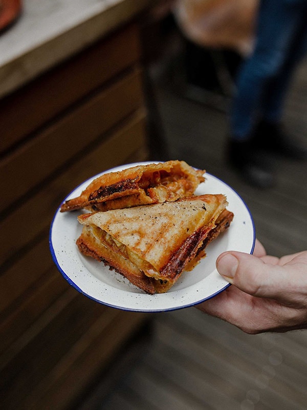 Cheese toasties, from Proof Bar, Adelaide