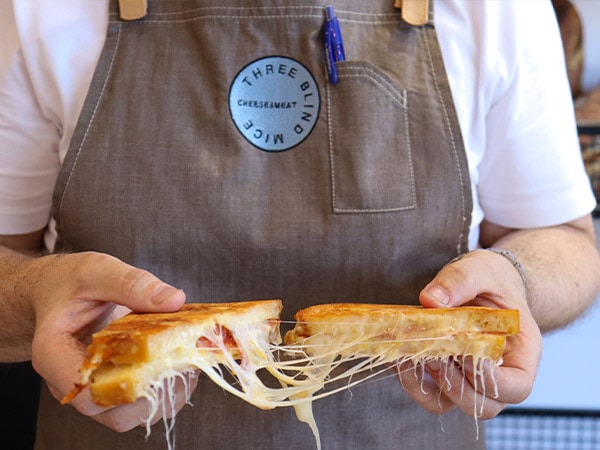 Cheese toasties, Three Blind Mice, Australia