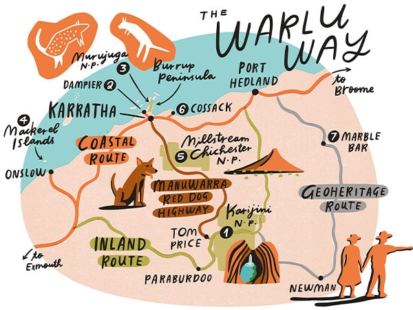 Warlu Way Map