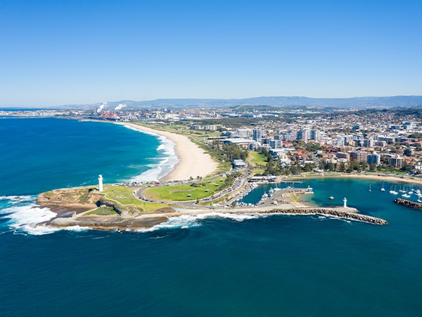 Coastline, Aerial View, Wollongong, Australia