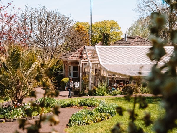 the exterior of Wombat Hill House, Daylesford