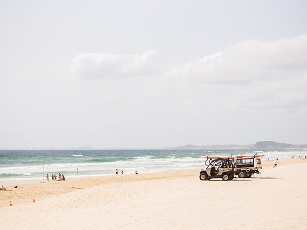 Beach side, Gold Coast, QLD, Australia