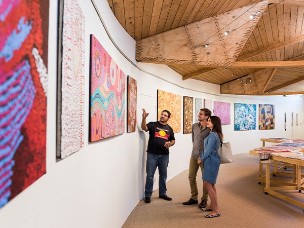 Narana Aboriginal Cultural Centre art gallery, Geelong, VIC, Australia