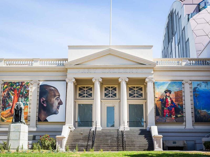 Exterior of Geelong Gallery Building, Victoria, Australia