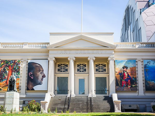 Exterior of Geelong Gallery Building, Victoria, Australia