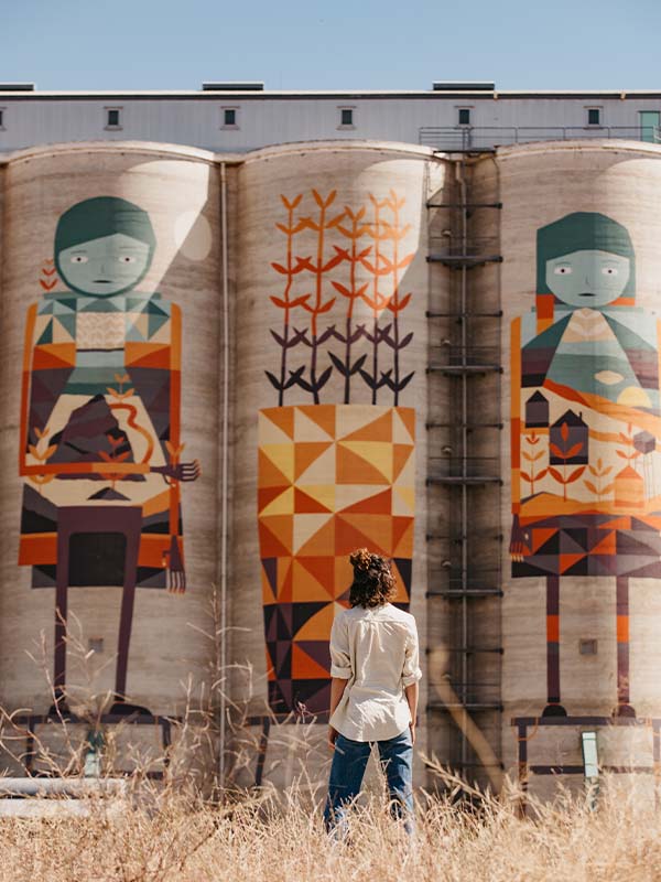 Silo Art Trail, Merredin, WA, Australia