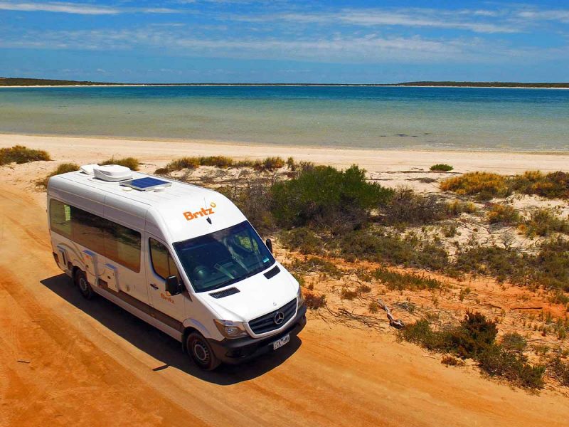 Motohome / Campervan Britz AU Venturer, in scenic Western Australia