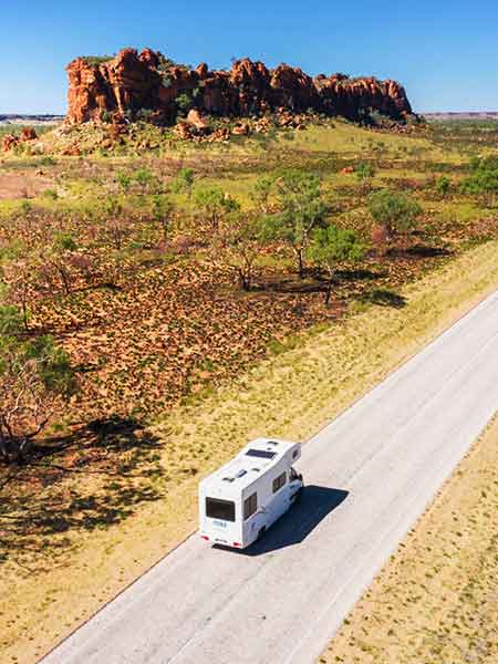 Motorhome, Fitzroy to Halls Creek, WA