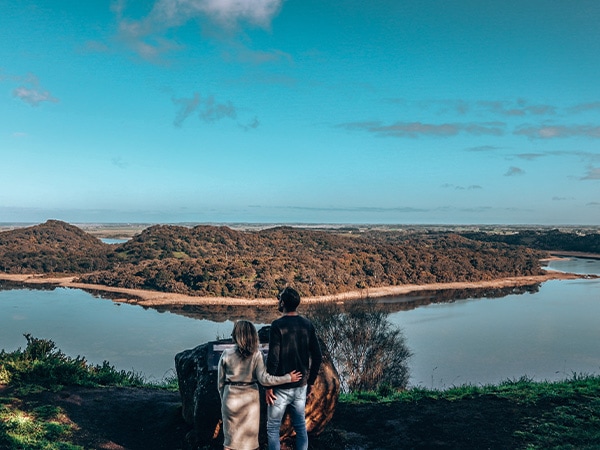 Spectacular views at Tower Hill Wildlife Reserve, Great Ocean Road, VIC, Australia