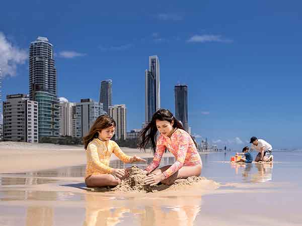 Beach, Family, Gold Coast