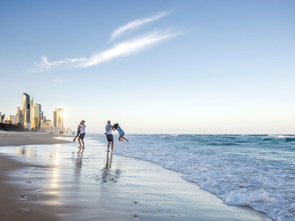 Surfers Paradise Beach  Destination Gold Coast