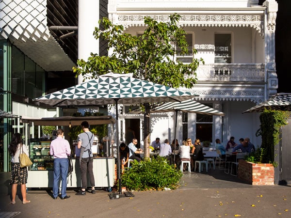 Exterior of The Kettle Black, South Melbourne. (Image: Visit Victoria/Josie Withers)