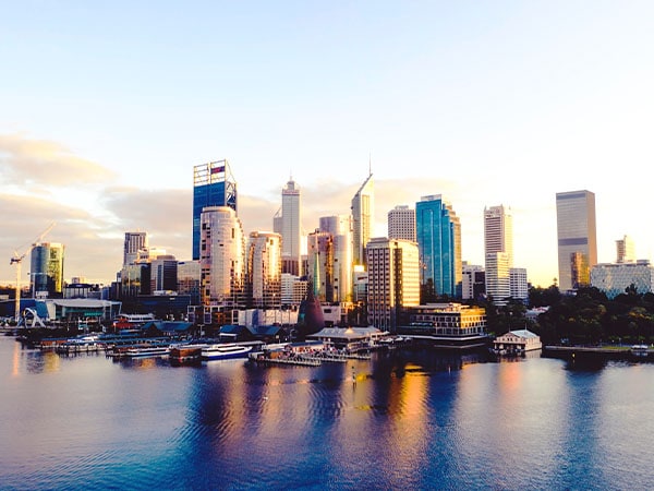 Perth skyline, Western Australia