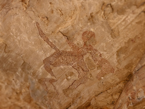 Aboriginal Rock Art, Mirima National Park, Kimberley, WA, Australia