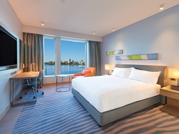 Room interior, Double Tree Waterfront Hotel, WA