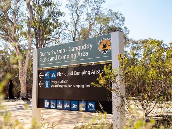 the Dunns Swamp- Ganguddy Picnic and Camping Area