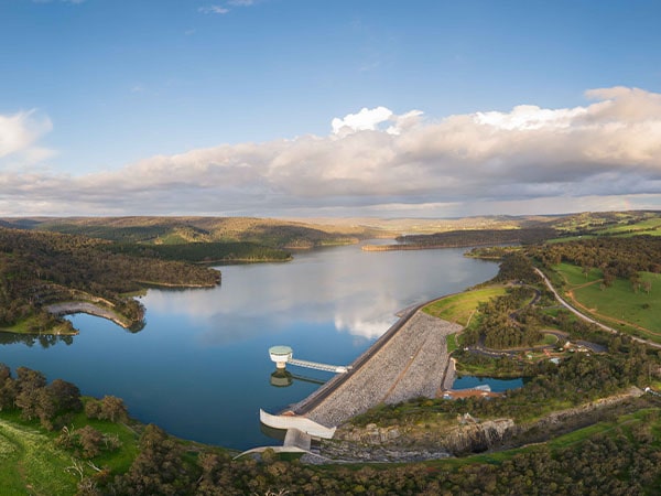 Panorama Bendungan Harvey, Wilayah Harvey, WA, Australia