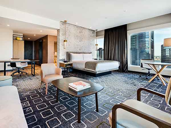 King Junior Suite City View Room, Intercontinental Perth City Centre