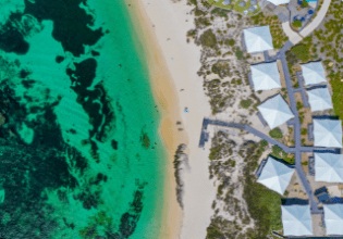 Beach Island, Glamping Tents, Rottnest Island, WA, Australia