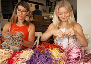 Weaving, North Stradbroke, Minjerribah , Brisbane, Queensland, Australia
