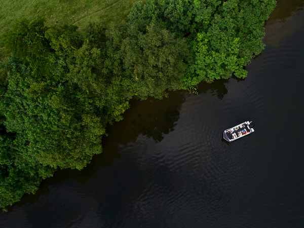 Αεροφωτογραφία του Daintree Boatman Wildlife Cruises.  (Εικόνα: Τουρισμός και εκδηλώσεις Κουίνσλαντ)