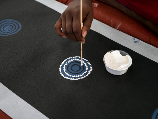 The artist in residence program at Gallery of Central Australia