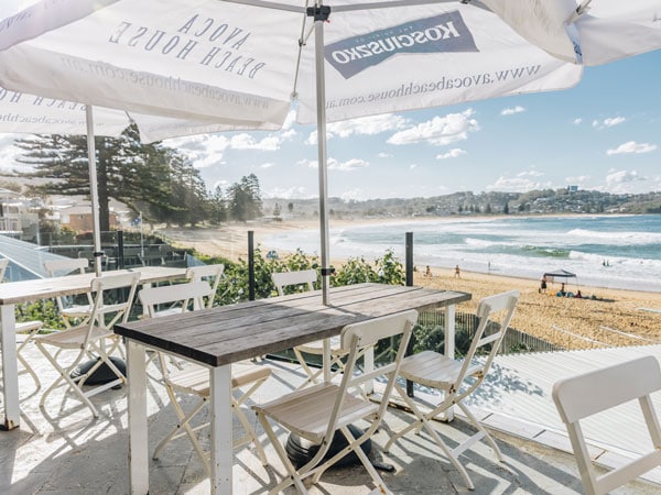 Avoca Beach House deck