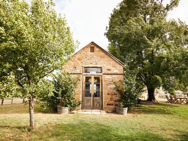 a 170-year-old sandstone stable at De Beaurepaire Wines