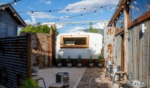 Courtyard at Three Tails Brewery Mudgee