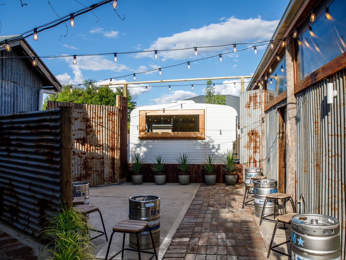 Courtyard at Three Tails Brewery Mudgee