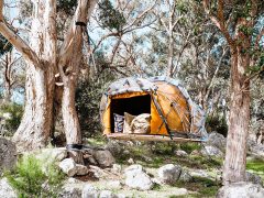 Ann Bugg Suspended Tiny Bubble Tent