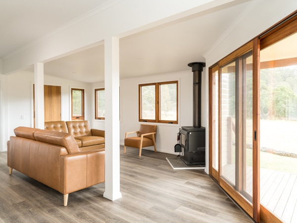 Interior of Mooraback Cabin