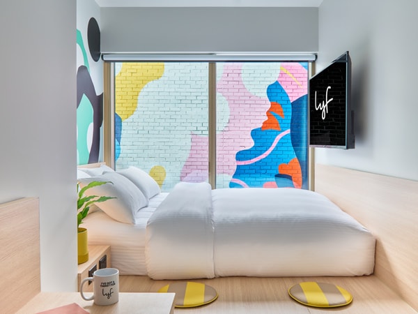 Bedroom at lyf in Collingwood