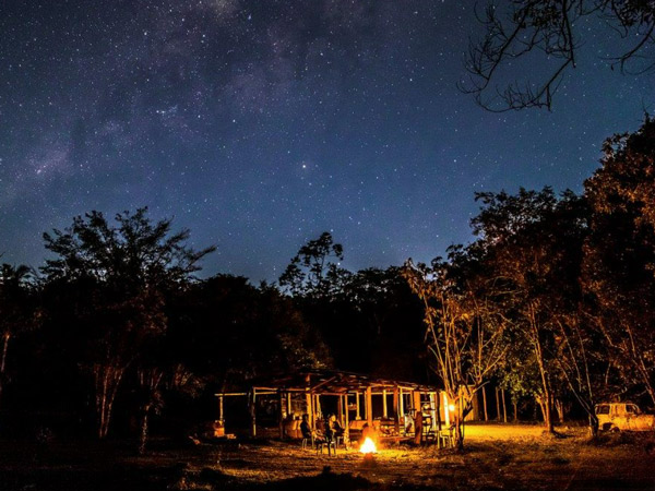 Κάμπινγκ Yindilli τη νύχτα.  (Εικόνα: Yindilli Camping Ground)