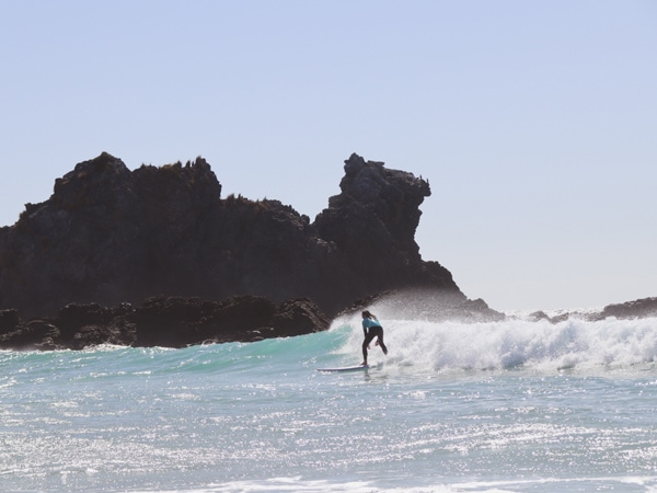 surfing in Bermagui, Camel Rock Surf School